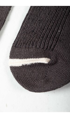 RoToTo RoToTo Sock / Washi Rib Crew Socks / Dark Grey