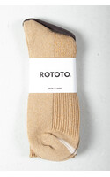 RoToTo Sock / Washi Rib Crew Socks / Beige