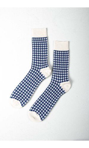 RoToTo RoToTo Sock / Gingham Check / Blue Check