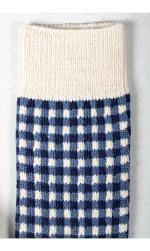 RoToTo RoToTo Sock / Gingham Check / Blue Check