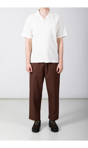 Universal Works Universal Works Overhemd / Road Shirt / Ecru Wafel