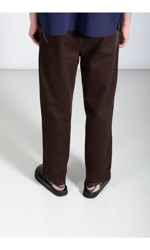 Parages Parages Broek / Wide Pleats / Donkerbruin Parages Parages Broek / Wide Pleats / Donkerbruin