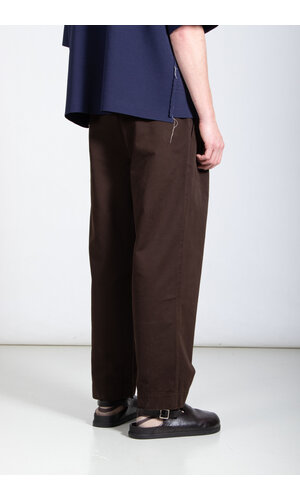 Parages Parages Broek / Wide Pleats / Donkerbruin Parages Parages Broek / Wide Pleats / Donkerbruin