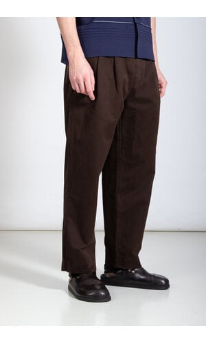 Parages Parages Broek / Wide Pleats / Donkerbruin Parages Parages Broek / Wide Pleats / Donkerbruin