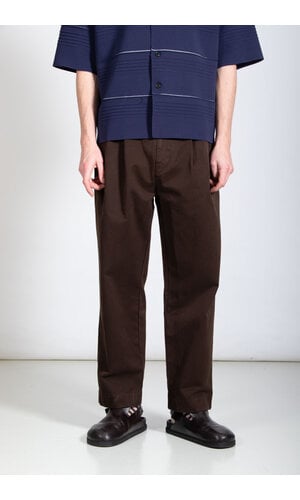 Parages Parages Broek / Wide Pleats / Donkerbruin Parages Parages Broek / Wide Pleats / Donkerbruin