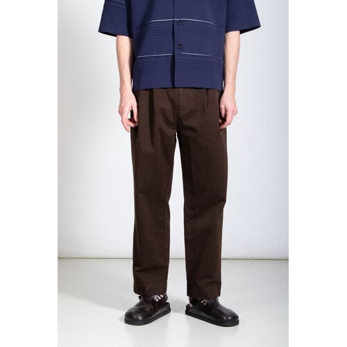 Parages Parages Broek / Wide Pleats / Donkerbruin Parages Parages Broek / Wide Pleats / Donkerbruin