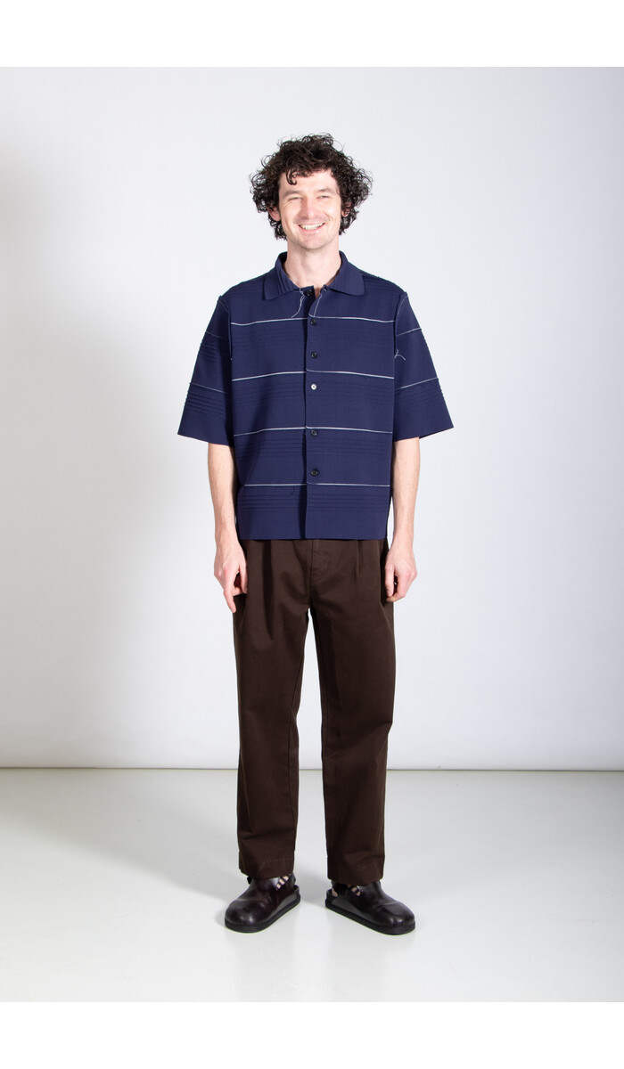 Parages Parages Broek / Wide Pleats / Donkerbruin Parages Parages Broek / Wide Pleats / Donkerbruin