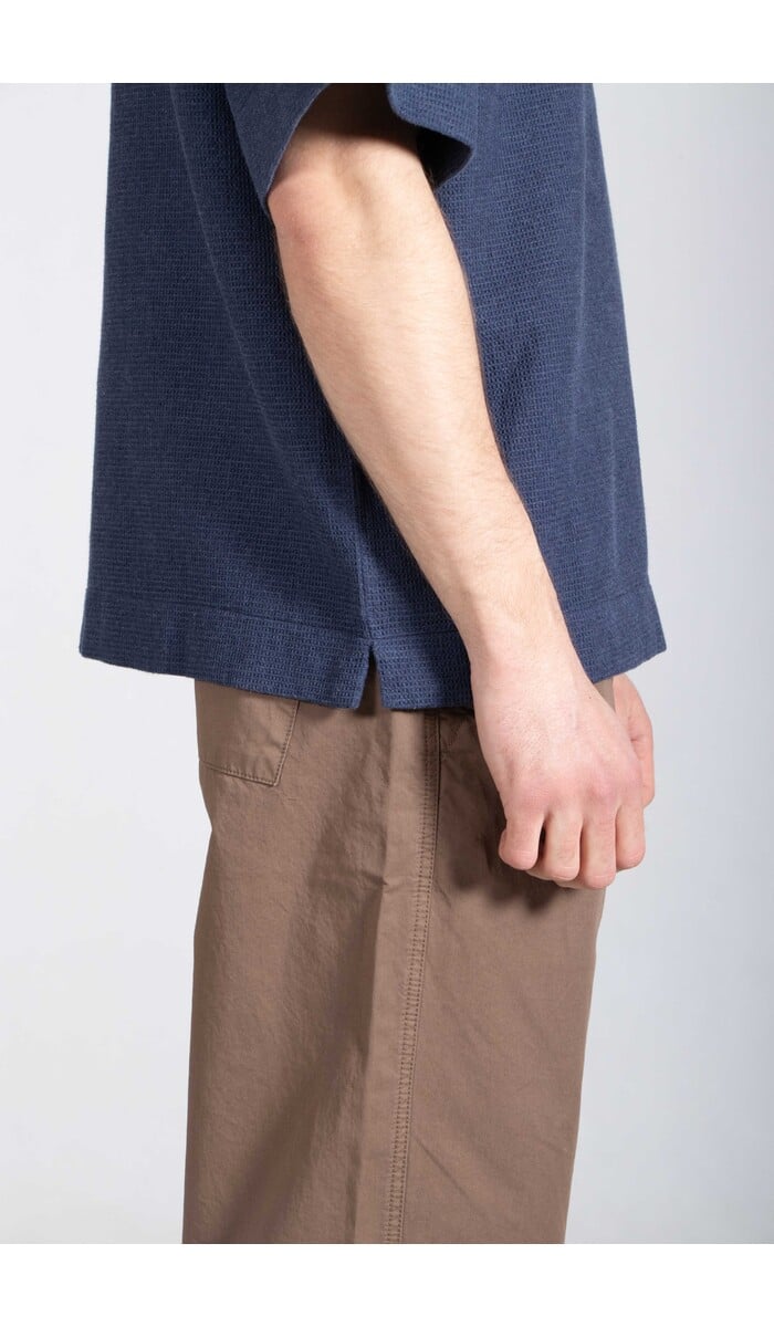 Parages Parages Polo / Waffle Polo / Blauw