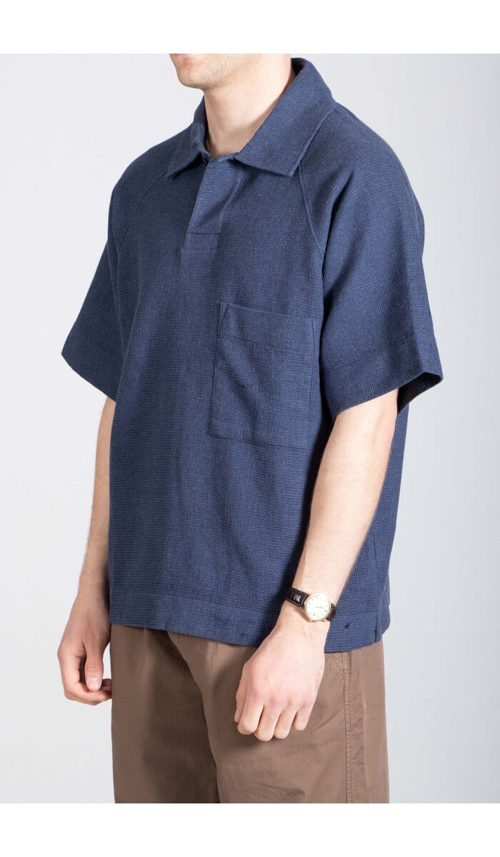 Parages Parages Polo / Waffle Polo / Blauw