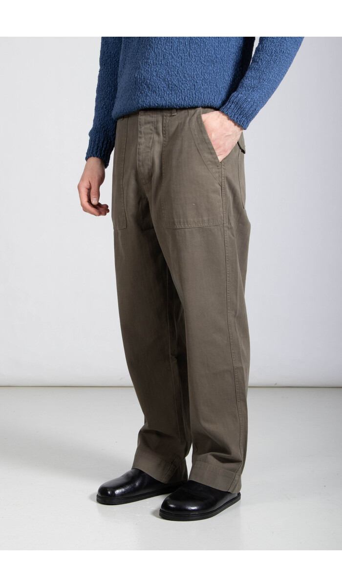 Parages Parages Broek / Fatigue Pants / Olijf