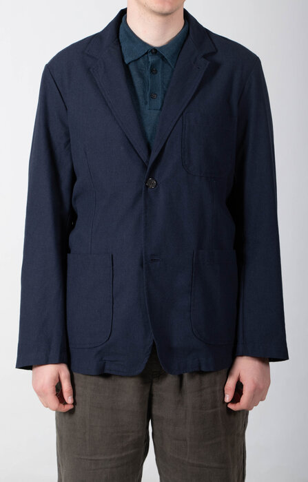 Universal Works Universal Works Colbert / Two Button Jacket / Diepblauw