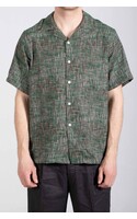 Portuguese Flannel Overhemd / Summer Boucle / Groene Disco