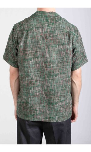 Portuguese Flannel Portuguese Flannel Overhemd / Summer Boucle / Groene Disco