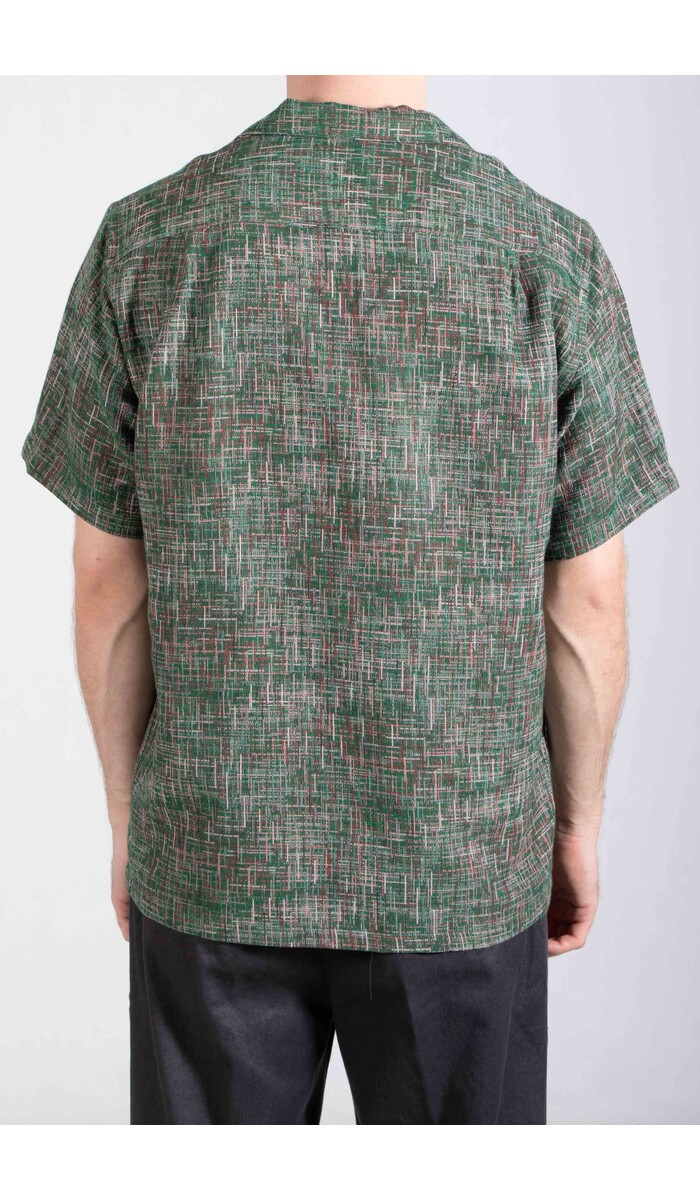 Portuguese Flannel Portuguese Flannel Overhemd / Summer Boucle / Groene Disco