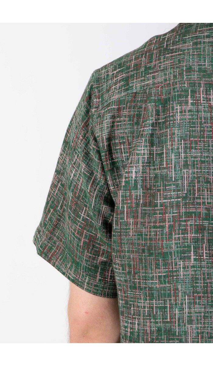 Portuguese Flannel Portuguese Flannel Overhemd / Summer Boucle / Groene Disco