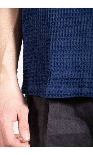 Portuguese Flannel Portuguese Flannel Overhemd / Honey Comb / Blauw