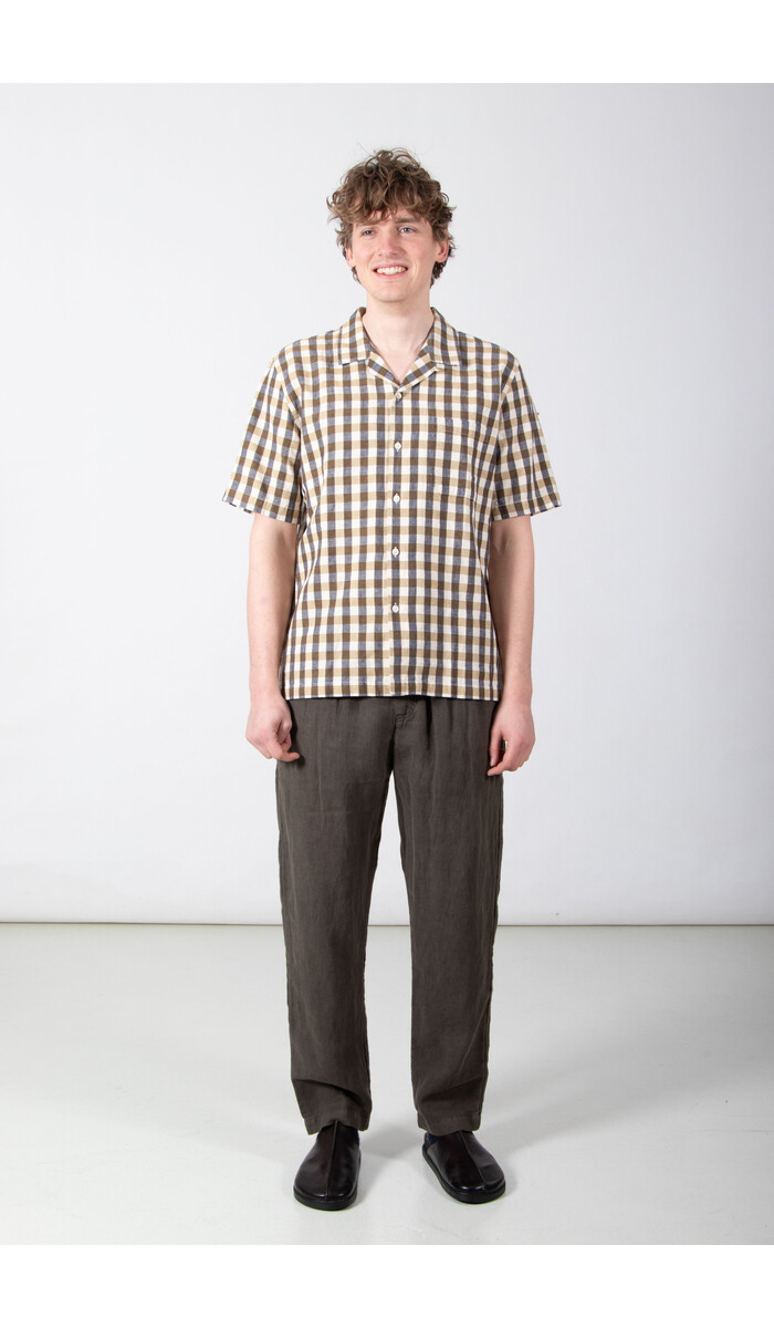 Universal Works Universal Works  Hemd / Road Shirt / Aberdeen-Diamanten