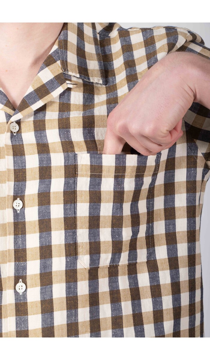 Universal Works Universal Works  Hemd / Road Shirt / Aberdeen-Diamanten