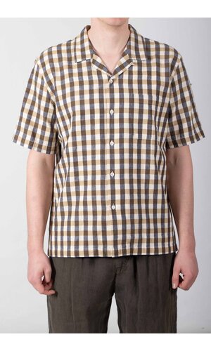 Universal Works Universal Works  Hemd / Road Shirt / Aberdeen-Diamanten
