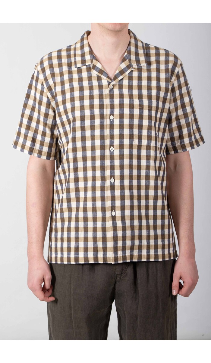 Universal Works Universal Works  Hemd / Road Shirt / Aberdeen-Diamanten