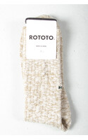 RoToTo Sock / Cotton Slub / Khaki