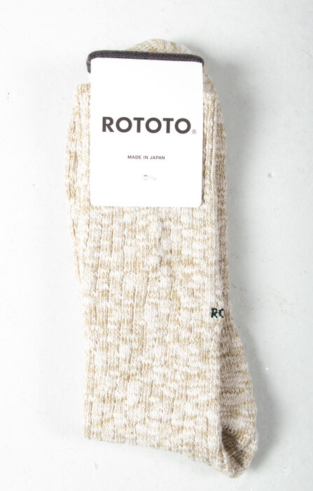 RoToTo RoToTo Sok / Cotton Slub / Khaki