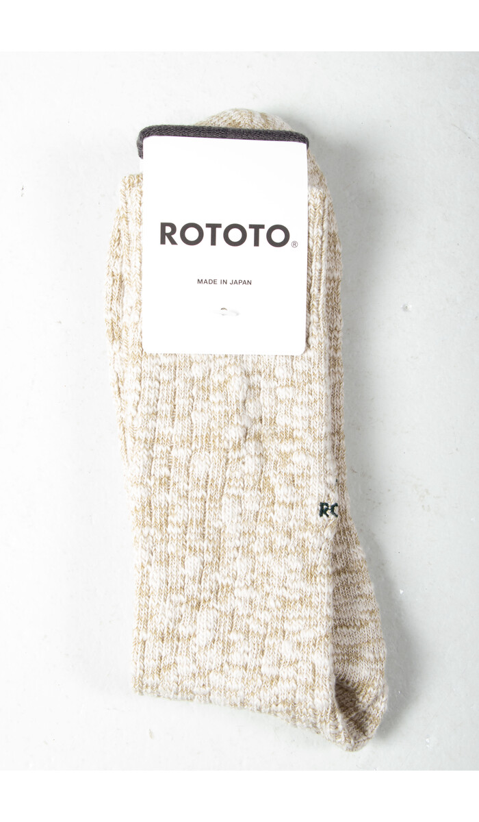 RoToTo RoToTo Socke / Cotton Slub / Khaki