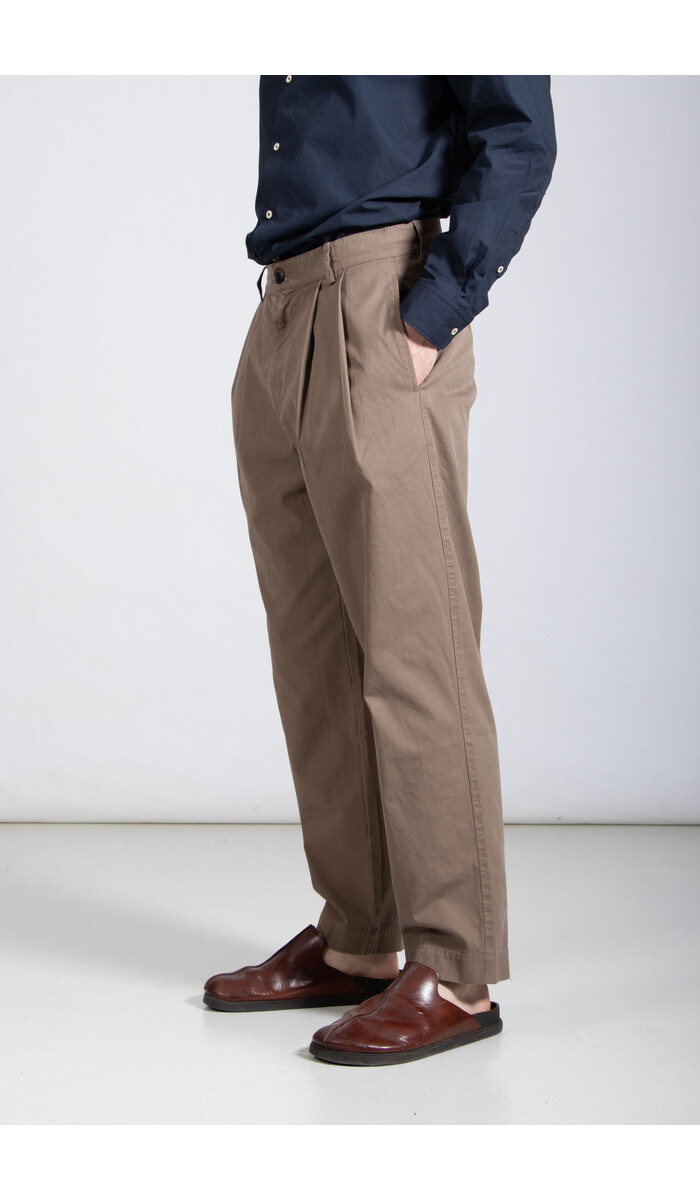 Parages Parages Broek / Double Pleats / Moka