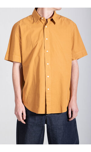 Parages Parages Overhemd / Joey Short Sleeved Shirt / Verbrand Oranje