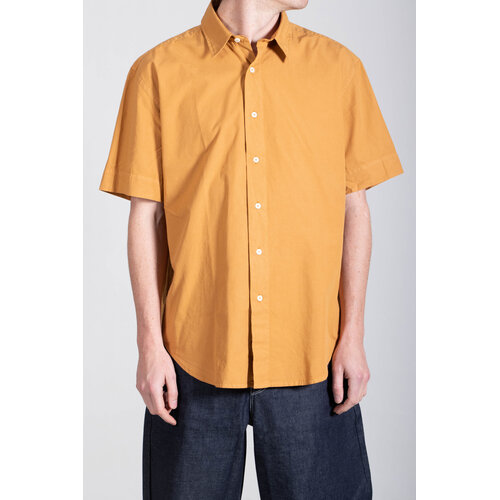 Parages Parages Overhemd / Joey Short Sleeved Shirt / Verbrand Oranje