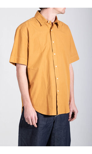 Parages Parages Overhemd / Joey Short Sleeved Shirt / Verbrand Oranje