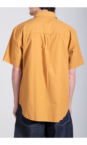 Parages Parages Overhemd / Joey Short Sleeved Shirt / Verbrand Oranje