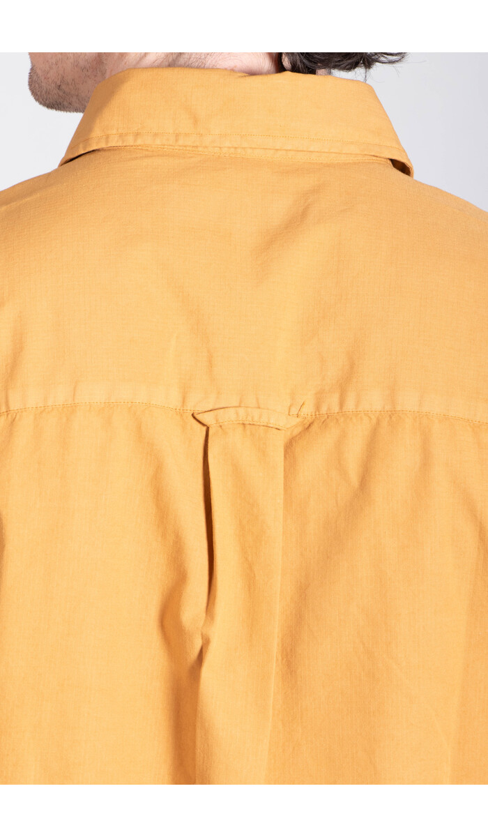 Parages Parages Overhemd / Joey Short Sleeved Shirt / Verbrand Oranje