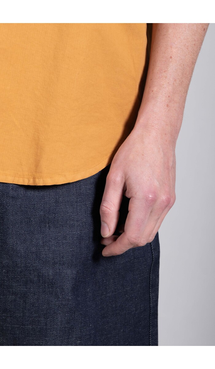 Parages Parages Overhemd / Joey Short Sleeved Shirt / Verbrand Oranje