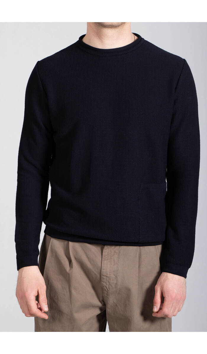 G.R.P. Firenze G.R.P. Firenze Pullover / Crewneck Tec18 / Tiefdunkelblau