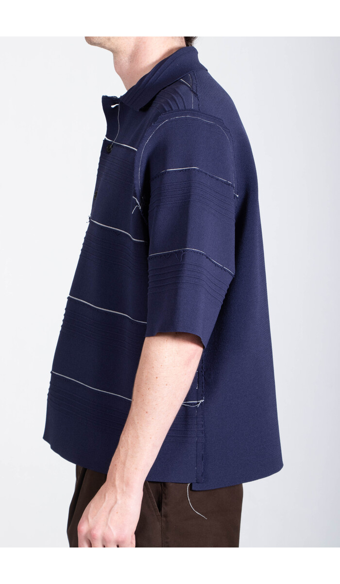 Camiel Fortgens Camiel Fortgens Polo / Rib Polo Shirt / Navy