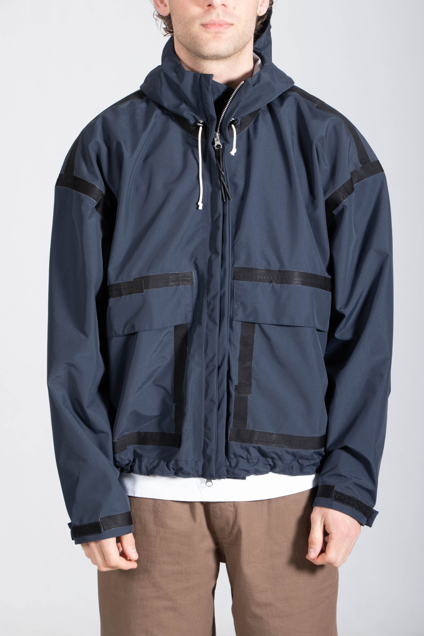 Camiel Fortgens Jas / Taped Outdoor Jacket / Navy - c r i s