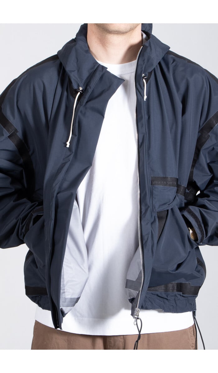 Camiel Fortgens Camiel Fortgens Jas / Taped Outdoor Jacket / Navy