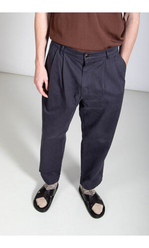 Parages Parages Broek / Wide Pleats / Navy