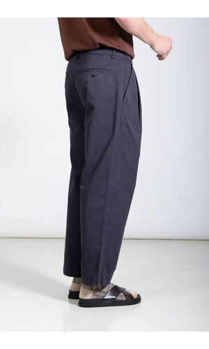 Parages Parages Broek / Wide Pleats / Navy