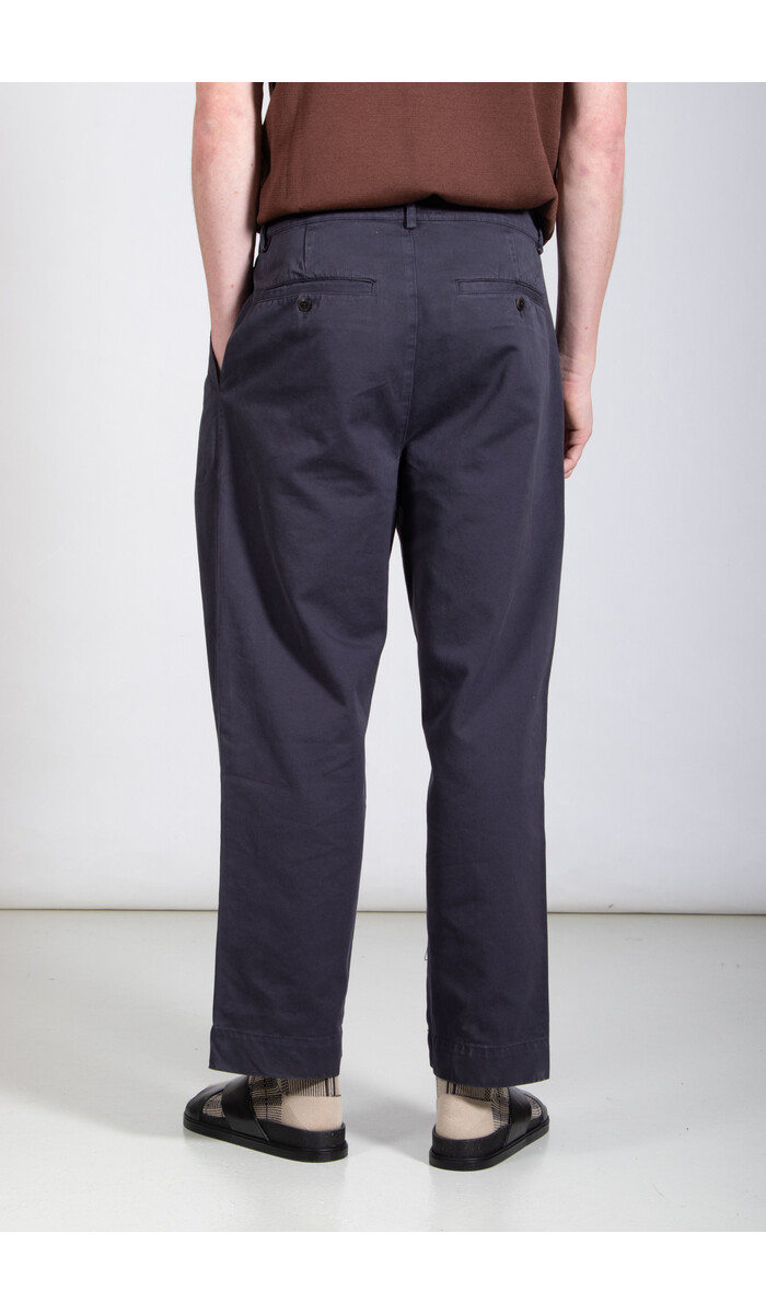 Parages Parages Broek / Wide Pleats / Navy