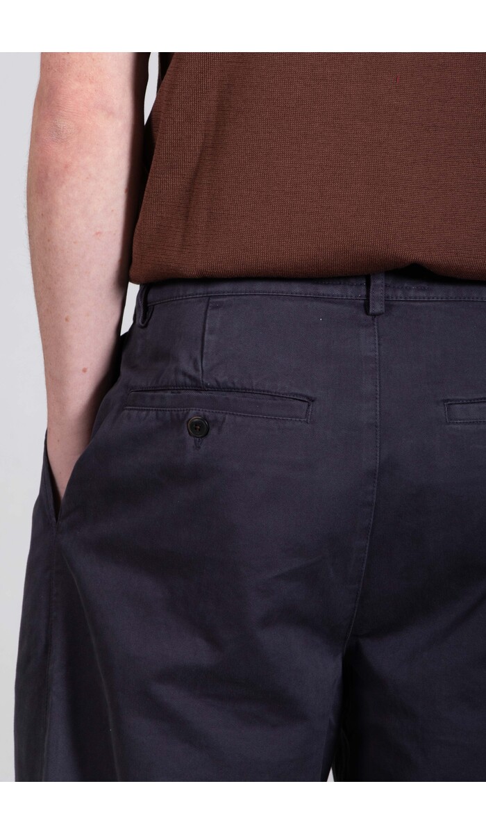 Parages Parages Broek / Wide Pleats / Navy