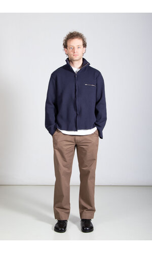 Camiel Fortgens Camiel Fortgens Vest / Zip Up Knit / Navy