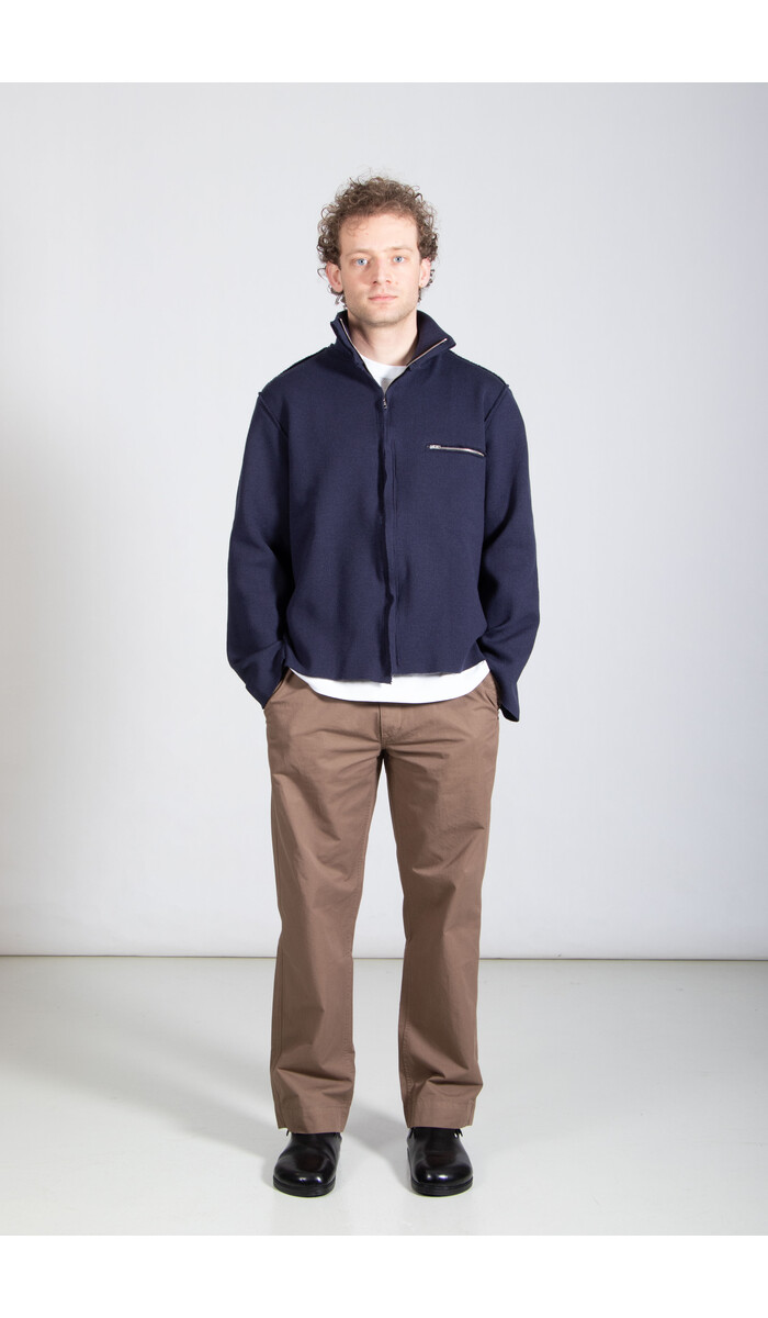 Camiel Fortgens Camiel Fortgens Vest / Zip Up Knit / Navy