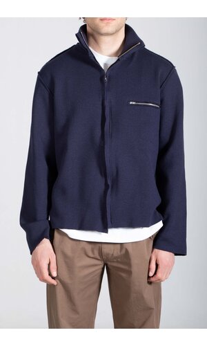 Camiel Fortgens Camiel Fortgens Vest / Zip Up Knit / Navy