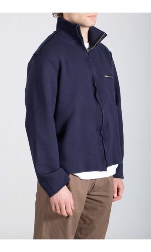 Camiel Fortgens Camiel Fortgens Vest / Zip Up Knit / Navy