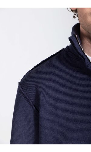 Camiel Fortgens Camiel Fortgens Vest / Zip Up Knit / Navy
