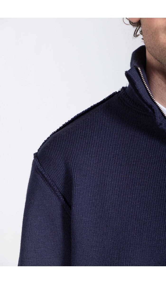 Camiel Fortgens Camiel Fortgens Vest / Zip Up Knit / Navy