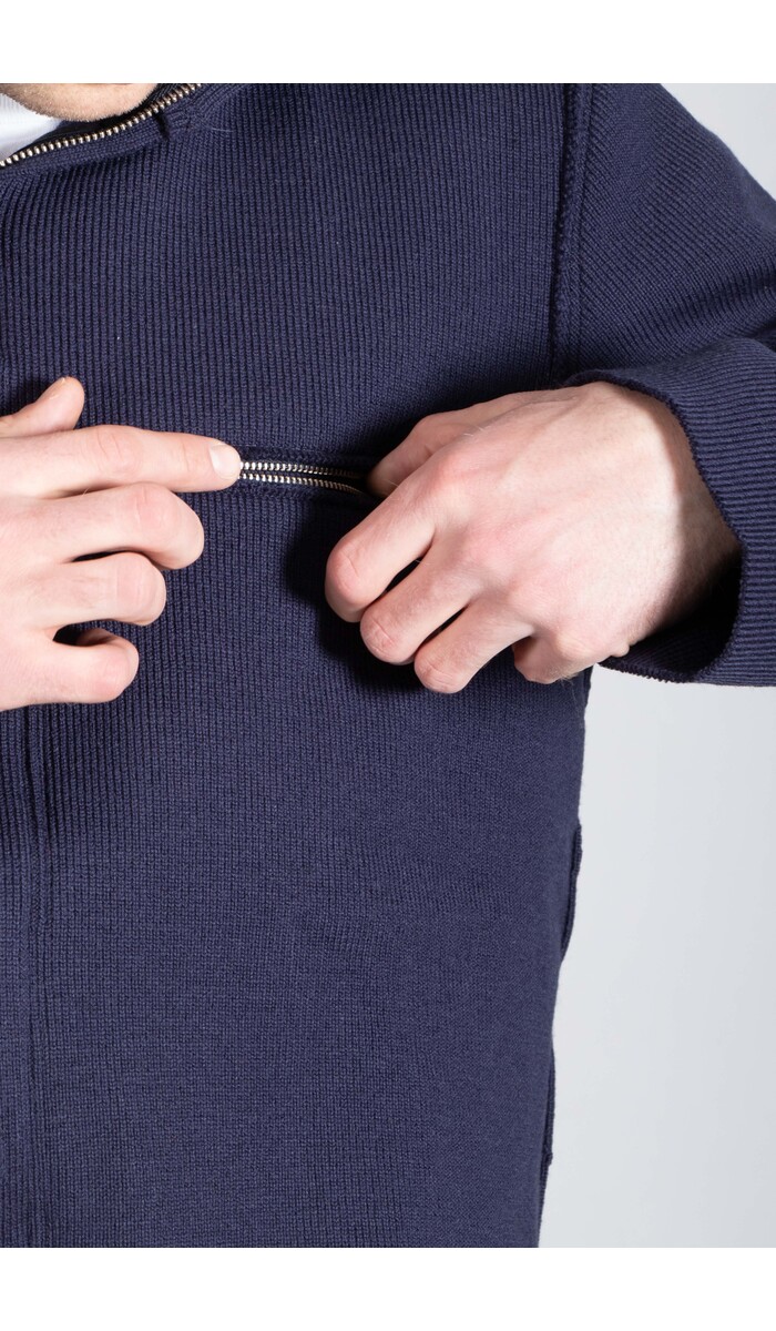 Camiel Fortgens Camiel Fortgens Vest / Zip Up Knit / Navy