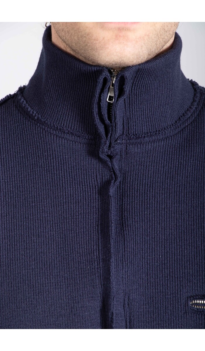 Camiel Fortgens Camiel Fortgens Vest / Zip Up Knit / Navy